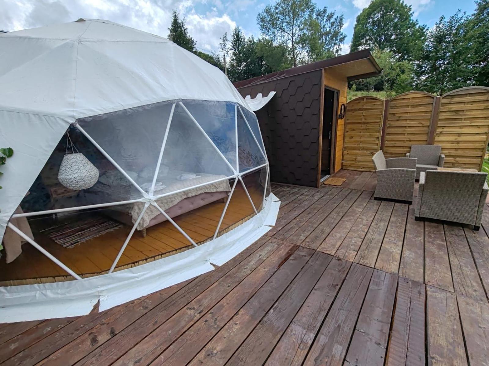 Glamping Zazen Hotel Drumu Carului Ruang foto